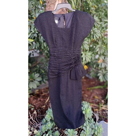 BB Collections Dress Size 4 Black Vintage 80's Cocktail Open Back Made USA - Picture 13 of 16